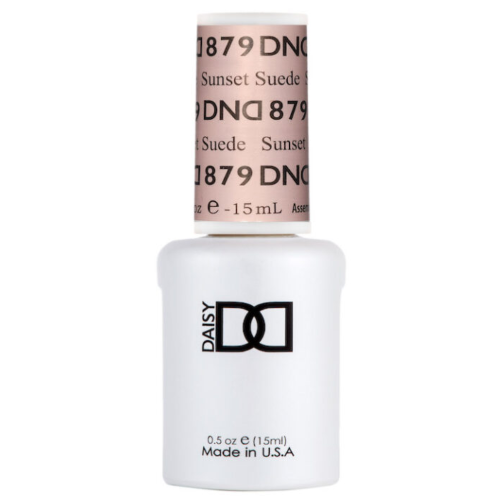 gel bottle of DND Gel Polish - 879 Sunset Suede
