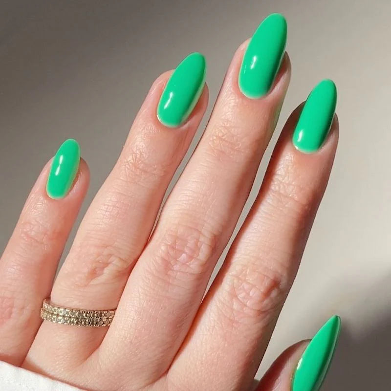 hands wearing 221 Aloha Diva Gel & Polish Duo by DND