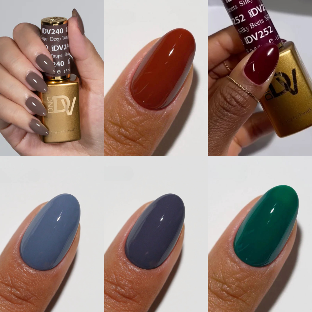 DND Diva Gel Polish 12pc Bundle - Cozy Bonfire Nights