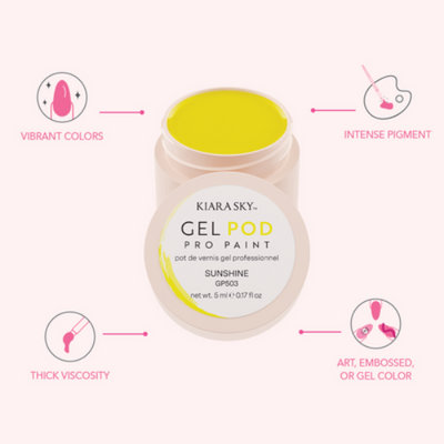 Info about Sunshine Gel Pod Pro Paint by Kiara Sky