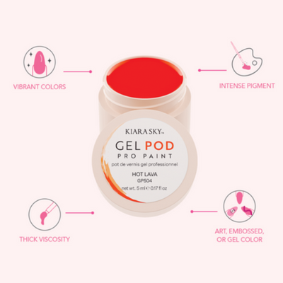 Info about Hot Lava Gel Pod Pro Paint by Kiara Sky