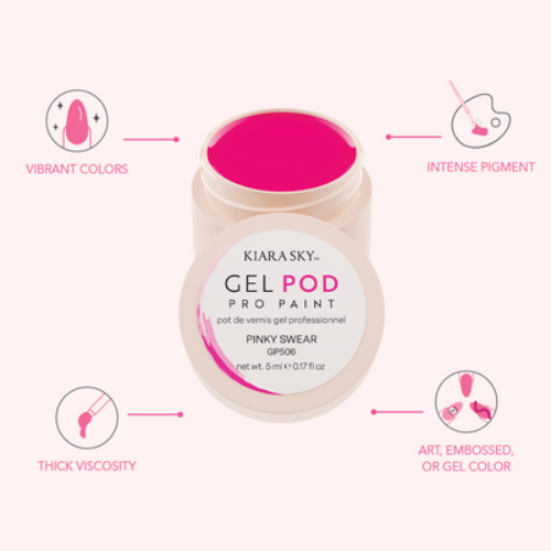 Info about Pinky Swear Gel Pod Pro Paint by Kiara Sky