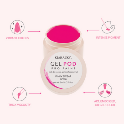 Info about Pinky Swear Gel Pod Pro Paint by Kiara Sky