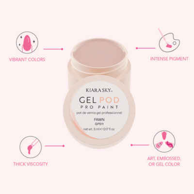 Info about Fawn Gel Pod Pro Paint by Kiara Sky
