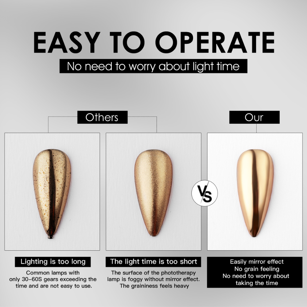 Halo Black Chrome Base Coat Swatch