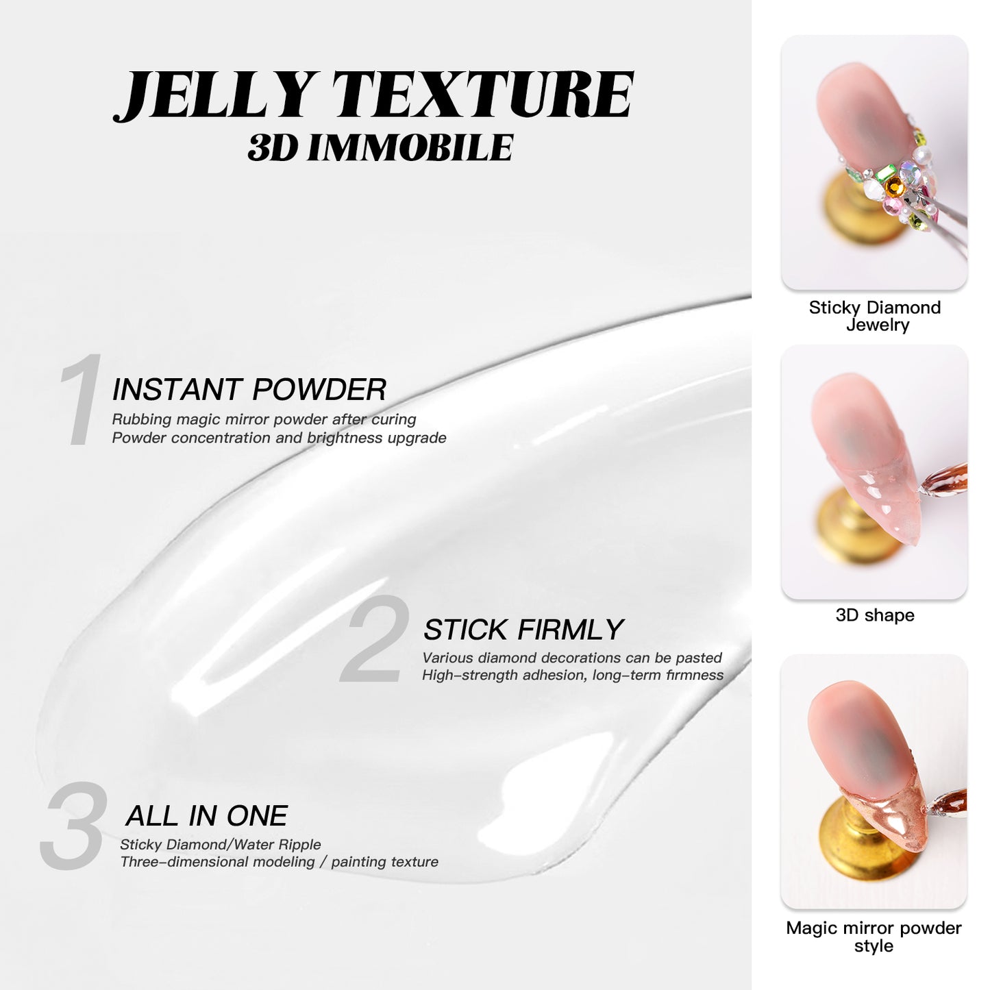 Halo Fold it Gel - Clear example 3