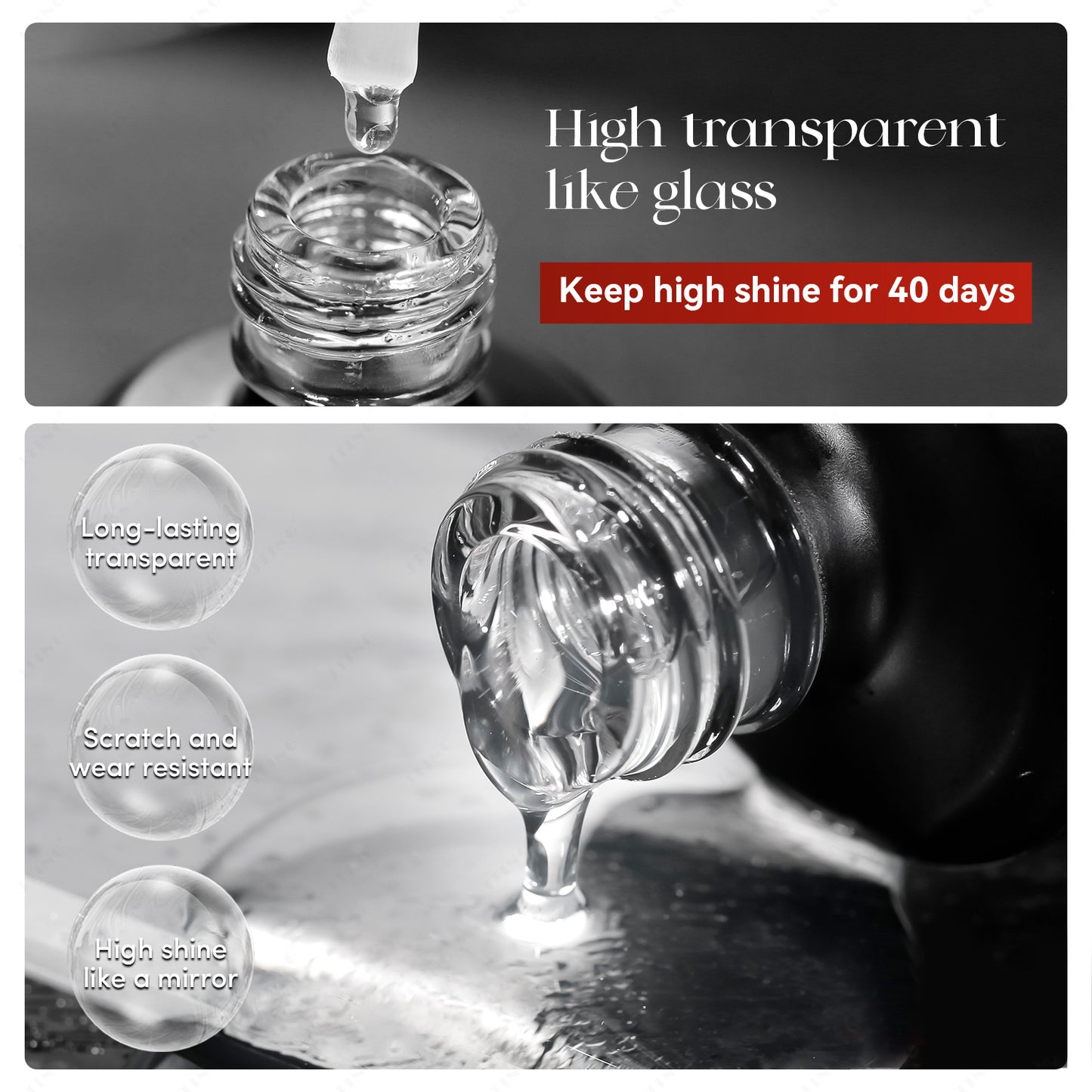 Halo Glass Gel Top Coat info