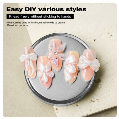 Halo Fold it Gel - Pearl White swatch