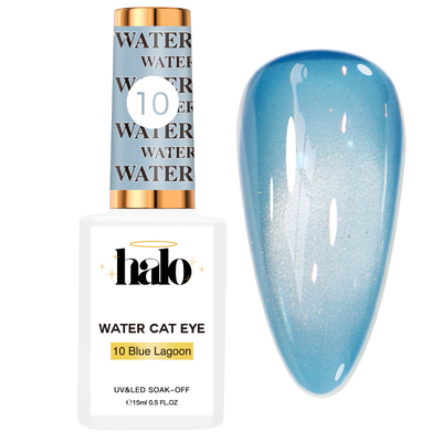 Halo Water Cat Eye - 10 Baby Lagoon