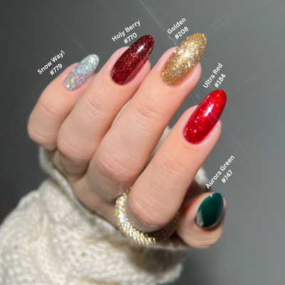 color swatch for DND Gel Polish - 770 Holy Berry