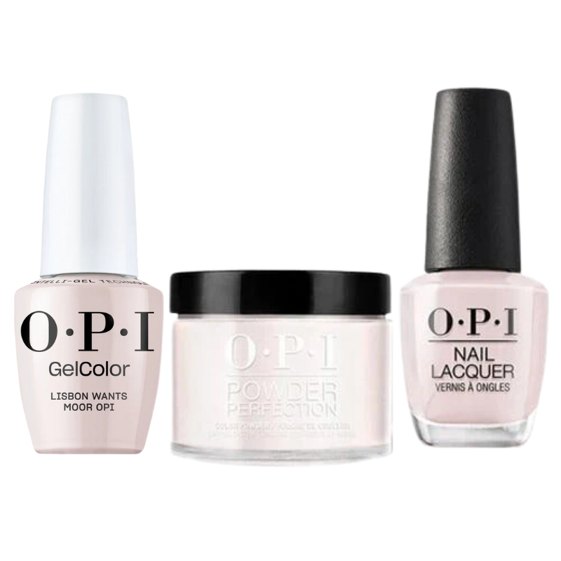 Shop OPI Intelli-Gel Trio L16 Lisbon Wants Moor OPI