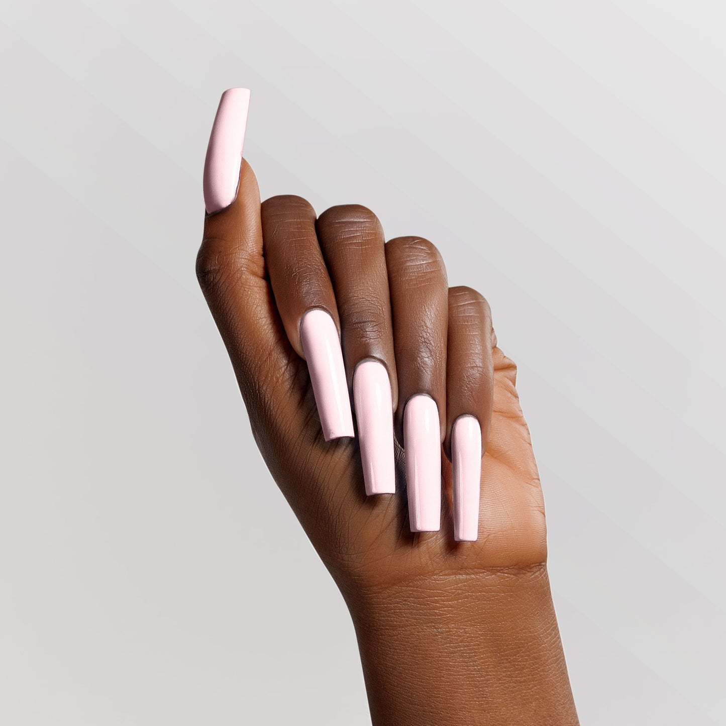 swatch of 117 Pink Frosting Acrylic Powder by Chaun Legend