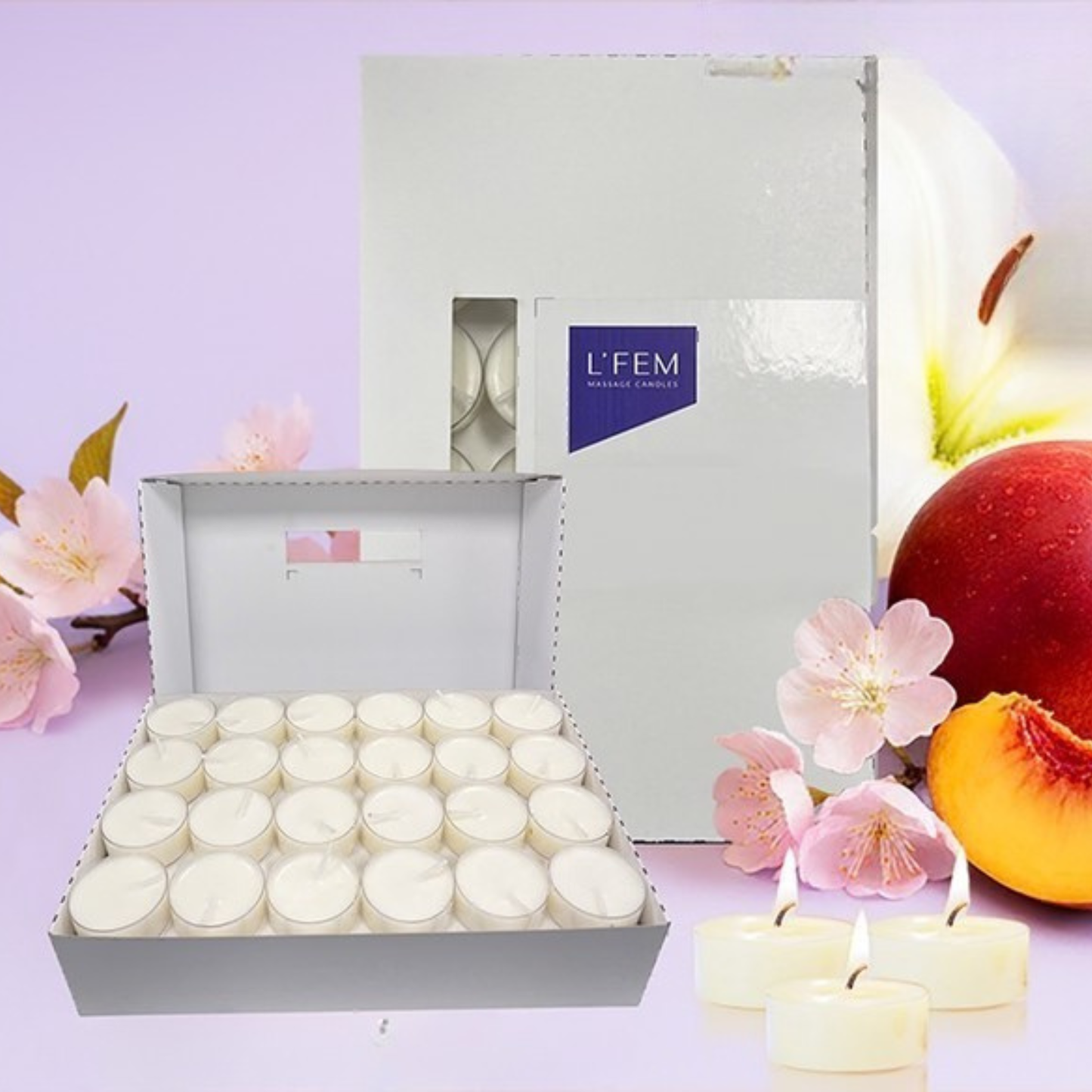 L'Fem Massage Candles 72pc - Love Spell