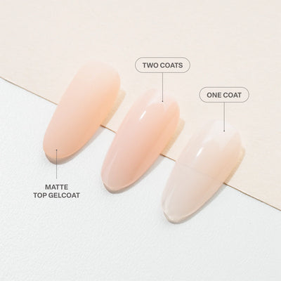 swatch of 403 Dear Diary Light & Shadow Sheer Gel Couleur by Apres