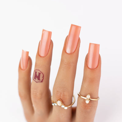 hands wearing M111 Pumpkin Spice Matching Trio by Notpolish