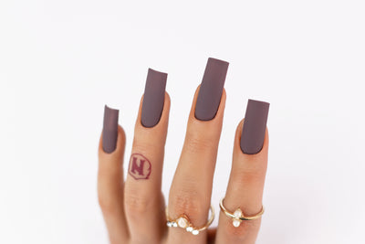hands wearing M116 Chocolate Thunder Matching Trio by Notpolish