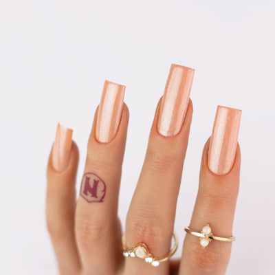 hands wearing M121 Creme Brulee Matching Trio by Notpolish