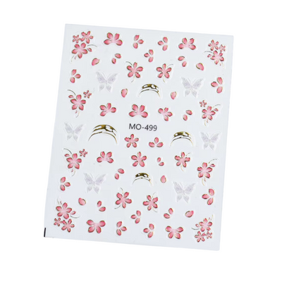 Nail Art Stickers - Cherry Blossom (MO-499)