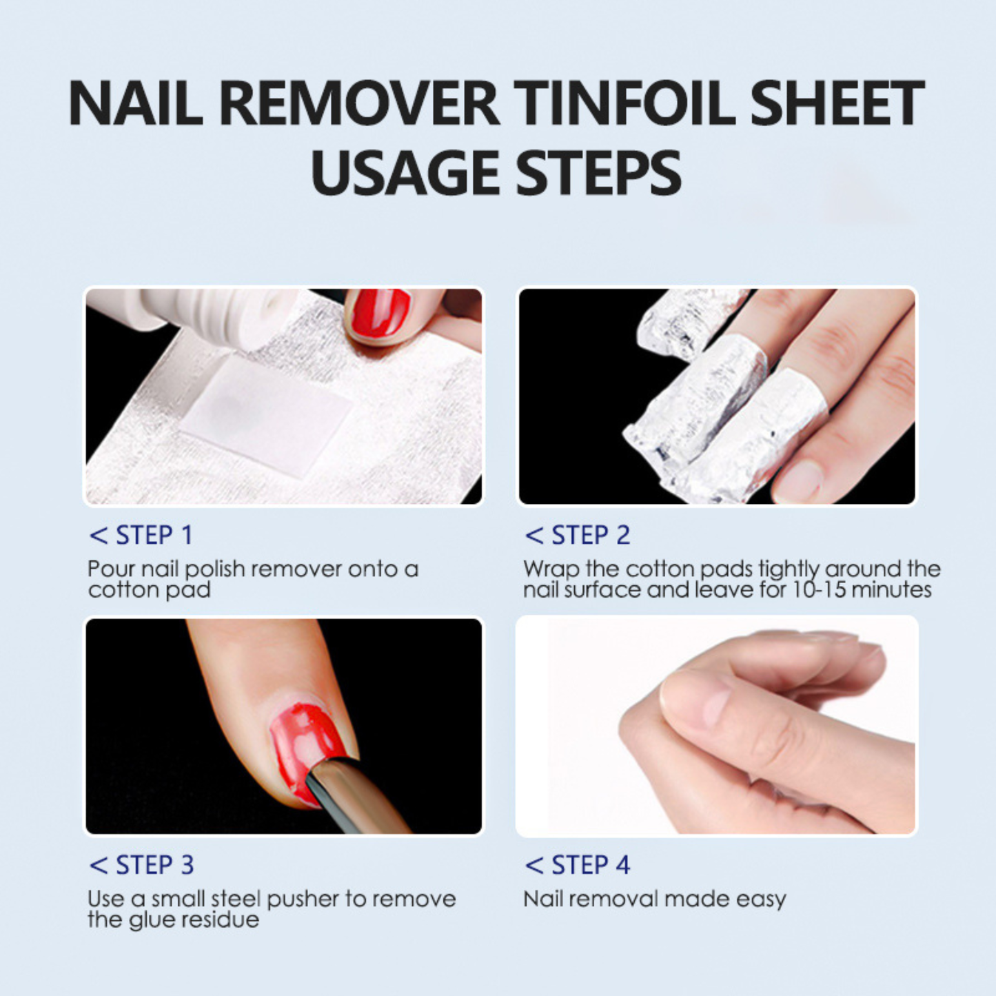 Melly Foil Wraps steps