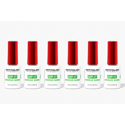 NOTPOLISH DIP IT Essential #4 Mirror Shine 6pc