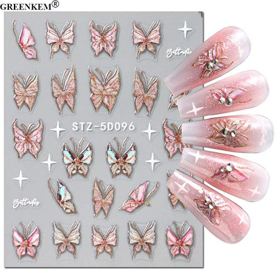 Butterfly Fairy (STZ-5D096) I Nail Art Stickers
