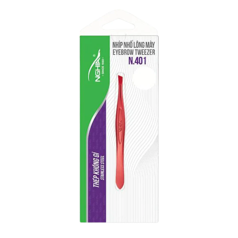 Nghia Stainless Steel Eyebrow Tweezer N.401D0