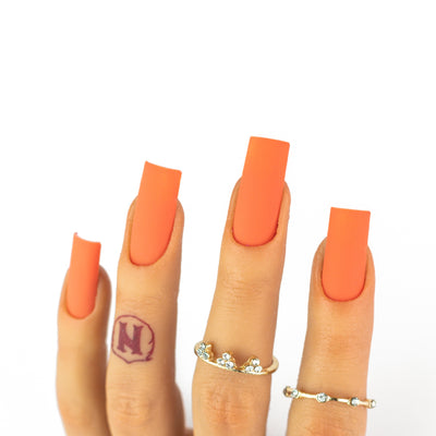 hands wearing OG154 Brightly Duo Trio by Notpolish