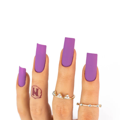 hands wearing OG194 Purple Haze Trio by Notpolish