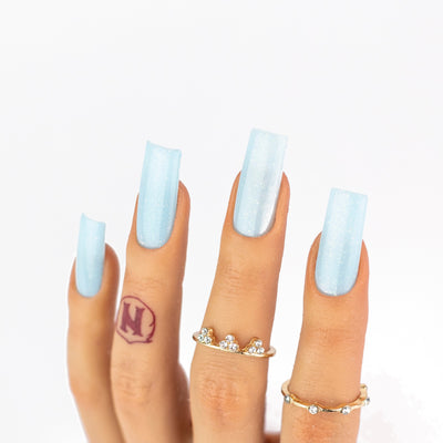 hands wearing OG214 Frost You Trio by Notpolish