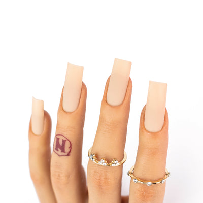 hands wearing OG218 Sea Salt Carmel Trio by Notpolish