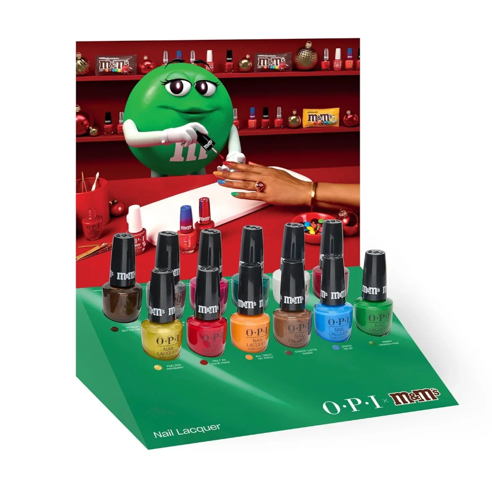 OPI M&M's Holiday Polish Collection - 12 Colors side