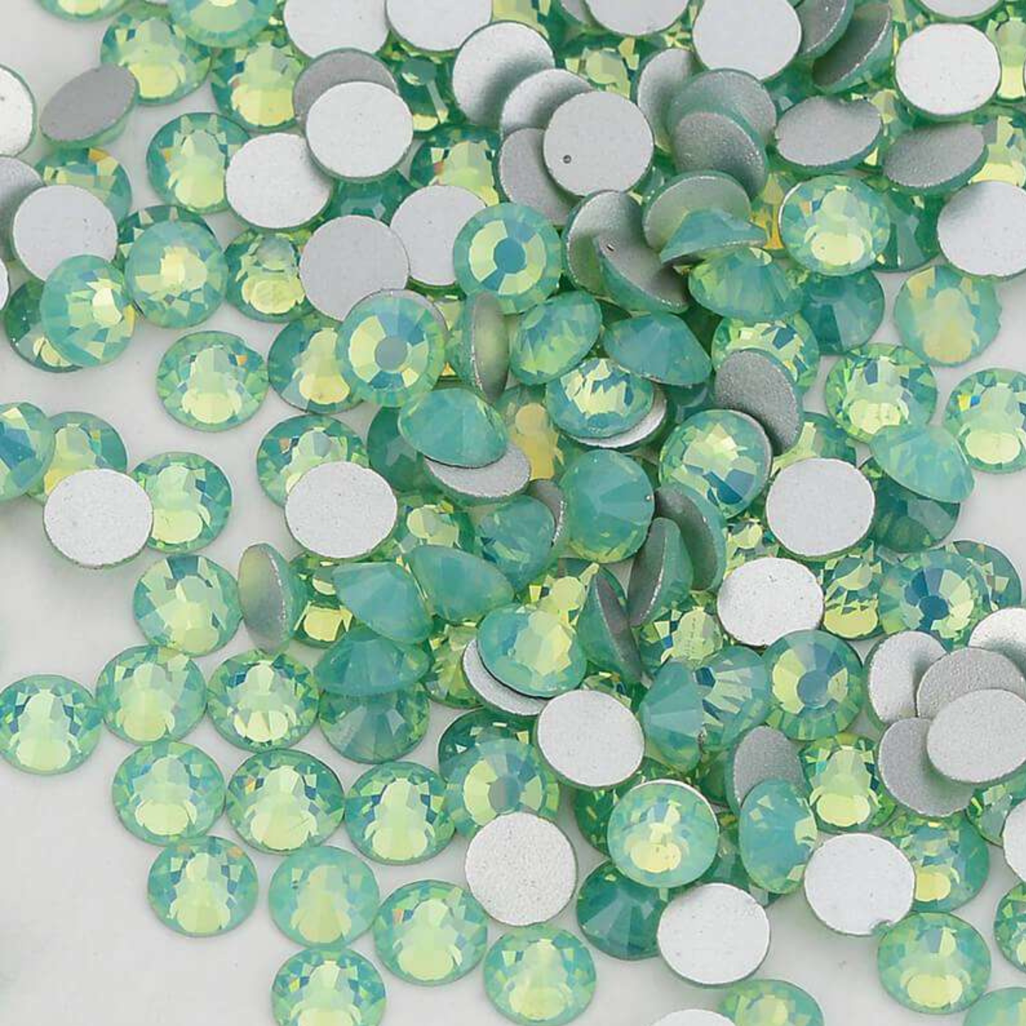 Mixed Crystal Flatback Assorted Pack - Pacific Opal