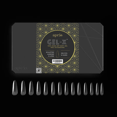 Example of Sculpted Extra Long Almond 2.0 Tips 350PC by Apres Gel-X