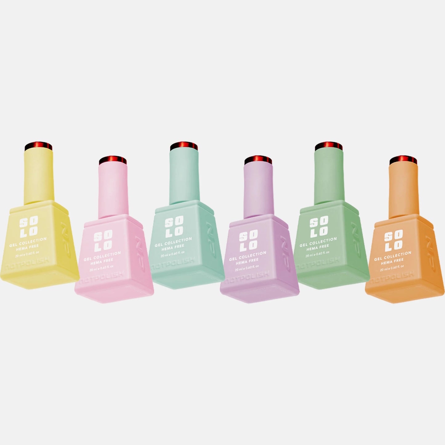 Notpolish Solo Gel 6pc Bundle - Spring Pastels