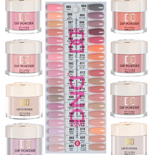 Swatch 6 Dip & Dap Powder Collection by DND