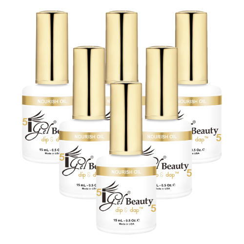 #5 Nourish Oil Dip Essentials 0.5oz 6 Pack by iGel Beauty