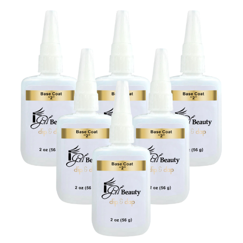 Base Dip Essentials Refill 2oz 6 Pack by iGel Beauty