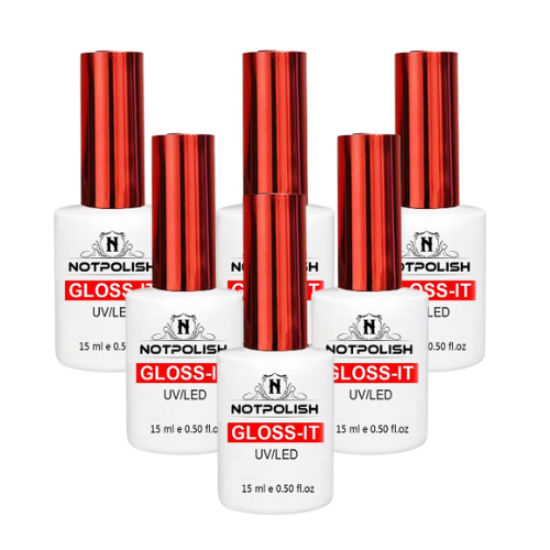Gloss It Gel Top Coat 6 Pack by Notpolish