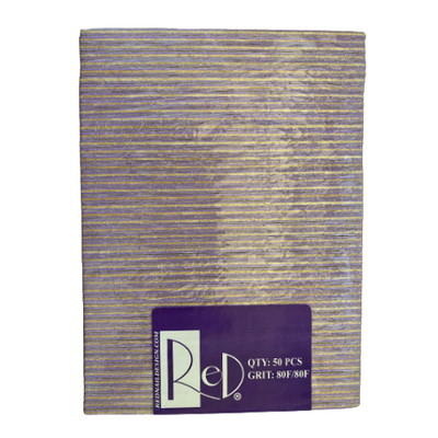 Acrylic Garnet File 80/80 7" 50pc by Red Nail