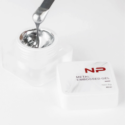 Silver Metal Embossed Gel by Notpolish