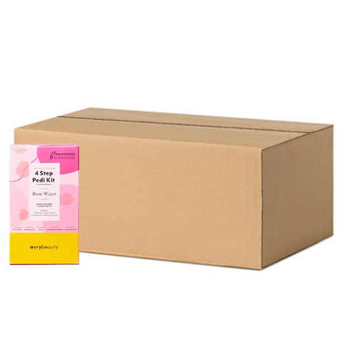 Avry 4 Step Pedi Kit - Rose Water