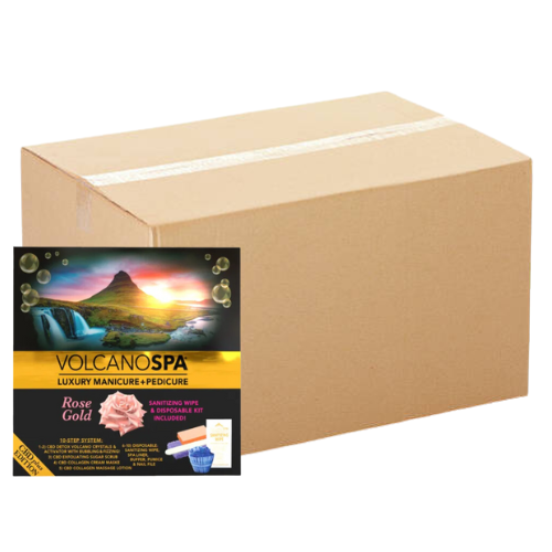 Volcano Spa 10-in-1 Spa Kit - Rose Gold