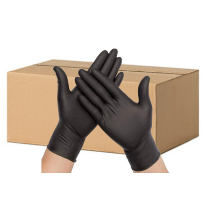 Nitrile Black Gloves - XSmall