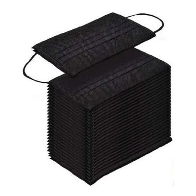 Black Disposable 3ply Face Mask 50pk