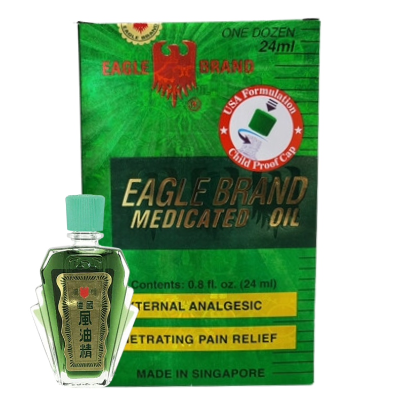 Eagle Brand Medicated Oil 24ml - Pain Relief