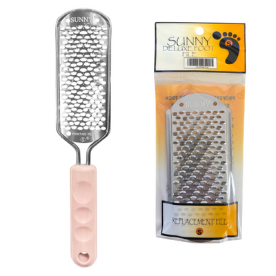 Pink Deluxe Foot File w/ Replacement File by Sunny