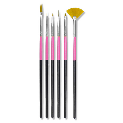 Nail Art 6 Style Brush Set by Berkeley