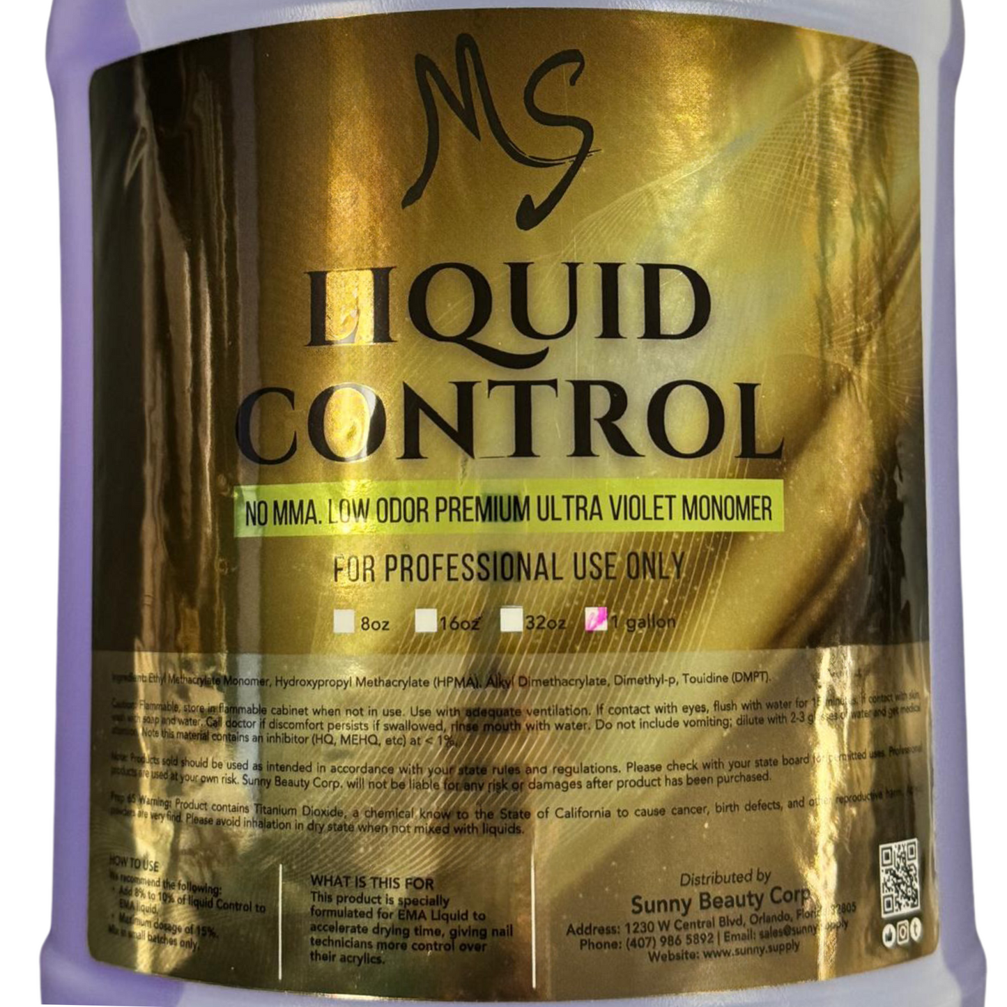 MS Liquid Control Enhancement Label