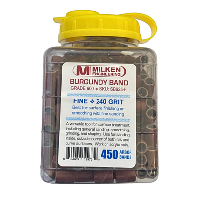 Fine Burgundy Sanding Band 450ct by Milken