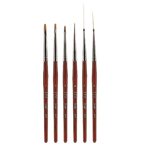 Nail Art Brush 6pc by 777